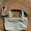 Bolso Panera Mini Vichy Menta